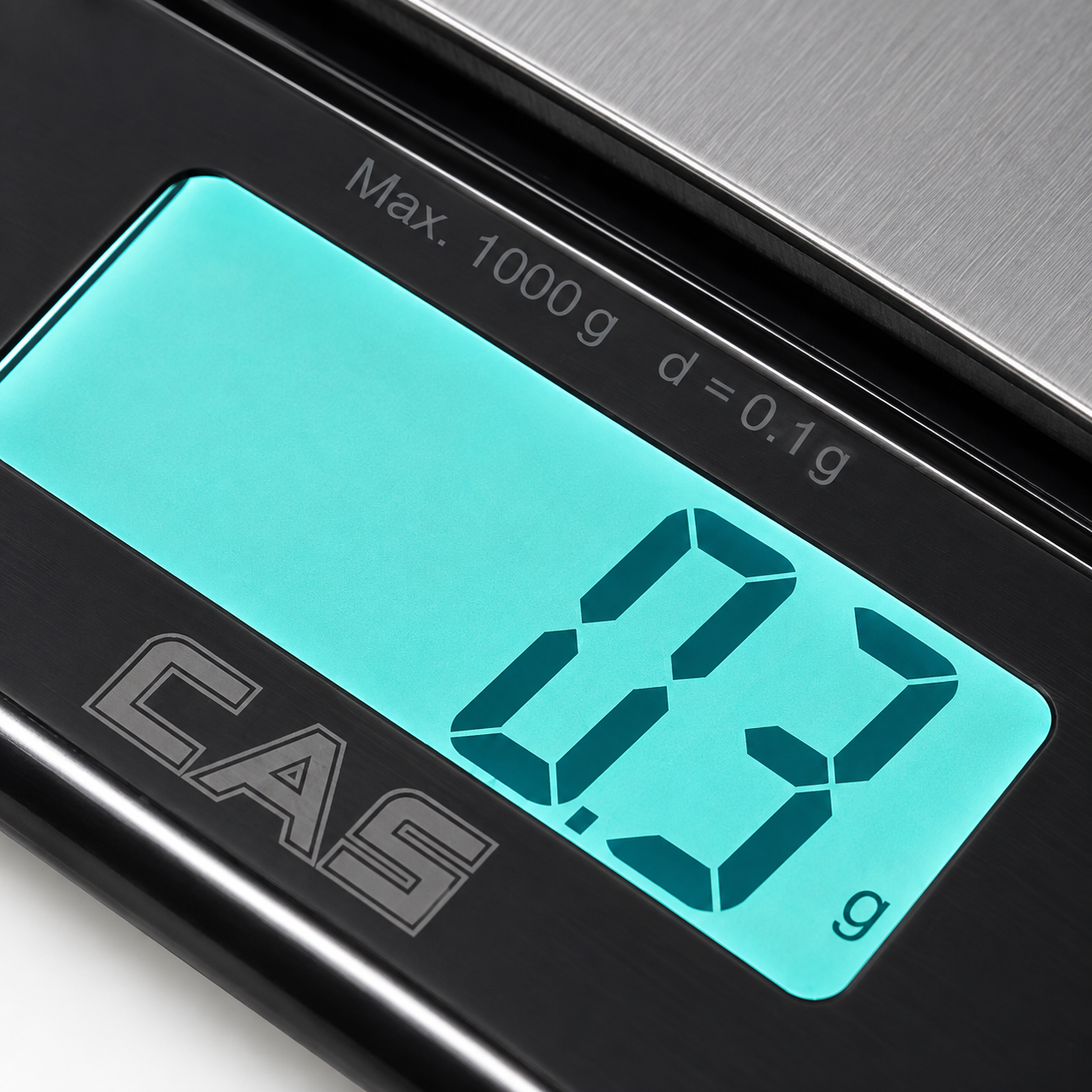 카스 K-37의 최대 1kg 하중과 0.1g 표시부
